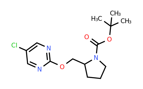 CAS 1261232-15-8 | tert-Butyl 2-(((5-chloropyrimidin-2-yl)oxy)methyl)pyrrolidine-1-carboxylate