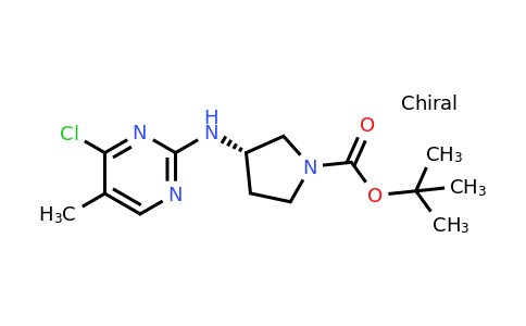 CAS 1261233-24-2 | (S)-tert-Butyl 3-((4-chloro-5-methylpyrimidin-2-yl)amino)pyrrolidine-1-carboxylate