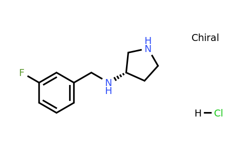 CAS 1261233-82-2 | (S)-N-(3-Fluorobenzyl)pyrrolidin-3-amine hydrochloride