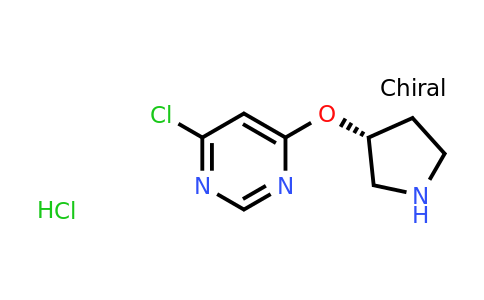 CAS 1261234-80-3 | (R)-4-Chloro-6-(pyrrolidin-3-yloxy)pyrimidine hydrochloride