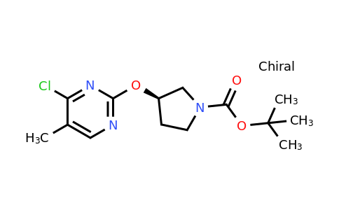 CAS 1261235-31-7 | (R)-tert-Butyl 3-((4-chloro-5-methylpyrimidin-2-yl)oxy)pyrrolidine-1-carboxylate