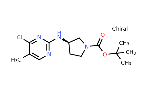 CAS 1261235-89-5 | (R)-tert-Butyl 3-((4-chloro-5-methylpyrimidin-2-yl)amino)pyrrolidine-1-carboxylate