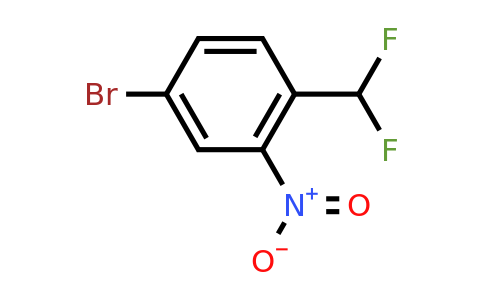 CAS 1261442-15-2 | 4-bromo-1-(difluoromethyl)-2-nitrobenzene