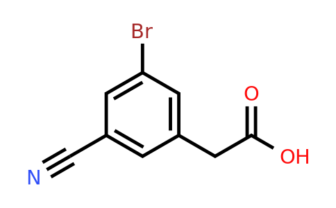 CAS 1261446-12-1 | (3-Bromo-5-cyanophenyl)acetic acid