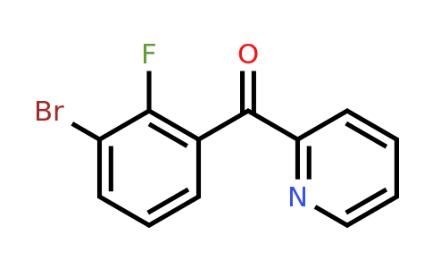 CAS 1261454-76-5 | (3-bromo-2-fluorophenyl)(pyridin-2-yl)methanone