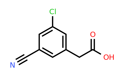 CAS 1261476-57-6 | (3-Chloro-5-cyanophenyl)acetic acid