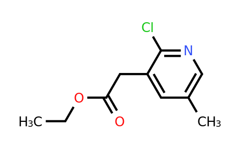 CAS 1261489-41-1 | 2-Chloro-5-methylpyridine-3-acetic acid ethyl ester