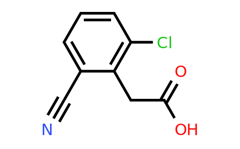 CAS 1261522-11-5 | benzeneacetic acid, 2-chloro-6-cyano-