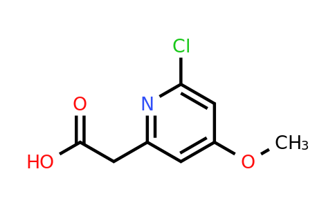 CAS 1261536-87-1 | (6-Chloro-4-methoxypyridin-2-YL)acetic acid