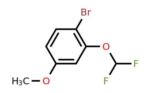 CAS 1261552-32-2 | 1-bromo-2-(difluoromethoxy)-4-methoxybenzene