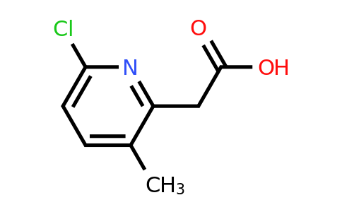 CAS 1261562-99-5 | 2-(6-chloro-3-methylpyridin-2-yl)acetic acid
