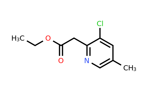 CAS 1261564-06-0 | 3-Chloro-5-methylpyridine-2-acetic acid ethyl ester