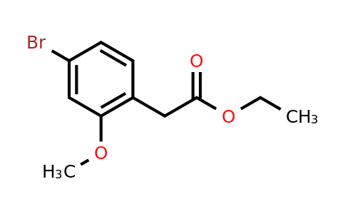 CAS 1261570-38-0 | ethyl 2-(4-bromo-2-methoxyphenyl)acetate
