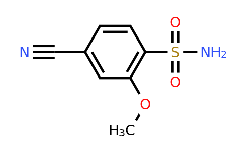 CAS 1261582-52-8 | 4-cyano-2-methoxybenzene-1-sulfonamide