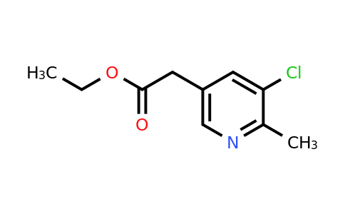 CAS 1261602-33-8 | 3-Chloro-2-methylpyridine-5-acetic acid ethyl ester