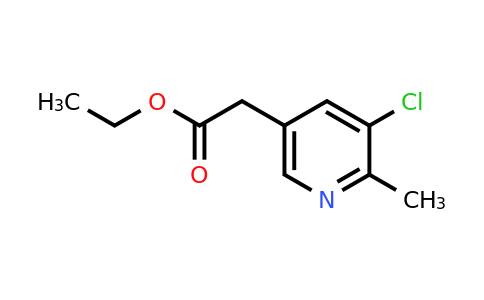 3-Chloro-2-methylpyridine-5-acetic acid ethyl ester