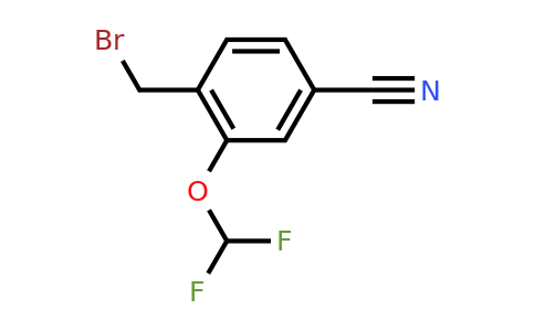 CAS 1261617-91-7 | 4-(bromomethyl)-3-(difluoromethoxy)benzonitrile