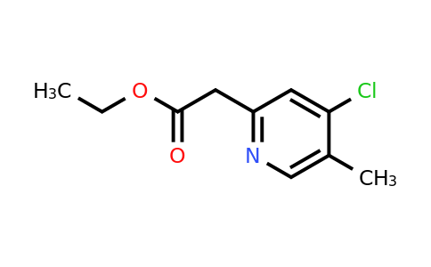 4-Chloro-5-methylpyridine-2-acetic acid ethyl ester