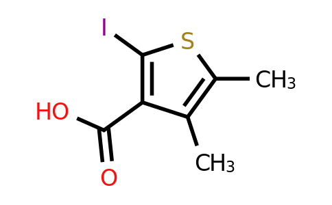 CAS 1261635-51-1 | 2-iodo-4,5-dimethylthiophene-3-carboxylic acid