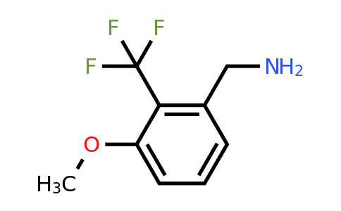 CAS 1261647-71-5 | (3-Methoxy-2-(trifluoromethyl)phenyl)methanamine