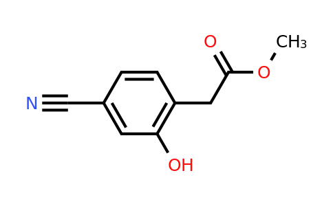 CAS 1261649-42-6 | methyl 2-(4-cyano-2-hydroxyphenyl)acetate