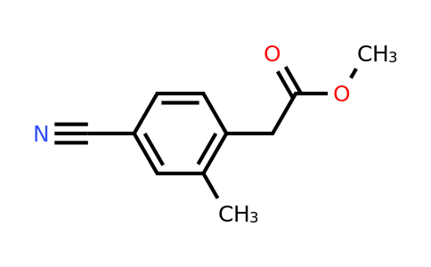 CAS 1261653-82-0 | methyl 2-(4-cyano-2-methylphenyl)acetate