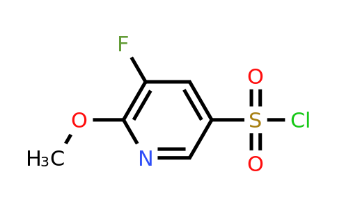 CAS 1261658-86-9 | 5-Fluoro-6-methoxypyridine-3-sulfonyl chloride