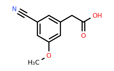 CAS 1261673-75-9 | (3-Cyano-5-methoxyphenyl)acetic acid