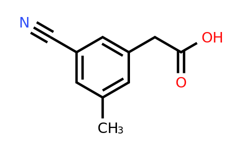 (3-Cyano-5-methylphenyl)acetic acid