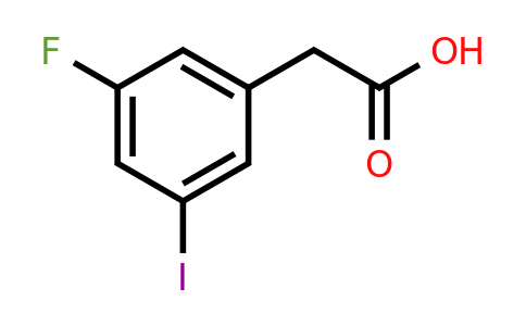 CAS 1261676-43-0 | (3-Fluoro-5-iodophenyl)acetic acid