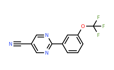 CAS 1261686-34-3 | 2-(3-(Trifluoromethoxy)phenyl)pyrimidine-5-carbonitrile