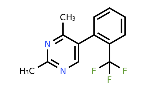 CAS 1261707-24-7 | 2,4-Dimethyl-5-(2-(trifluoromethyl)phenyl)pyrimidine