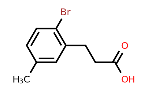 CAS 1261726-43-5 | 3-(2-bromo-5-methylphenyl)propanoic acid