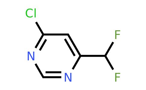 CAS 1261737-05-6 | 4-chloro-6-(difluoromethyl)pyrimidine