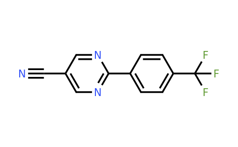 CAS 1261739-77-8 | 2-(4-(Trifluoromethyl)phenyl)pyrimidine-5-carbonitrile