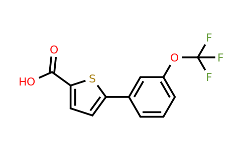 CAS 1261747-75-4 | 5-[3-(trifluoromethoxy)phenyl]thiophene-2-carboxylic acid