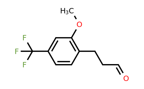 CAS 1261750-66-6 | 3-(2-Methoxy-4-(trifluoromethyl)phenyl)propanal