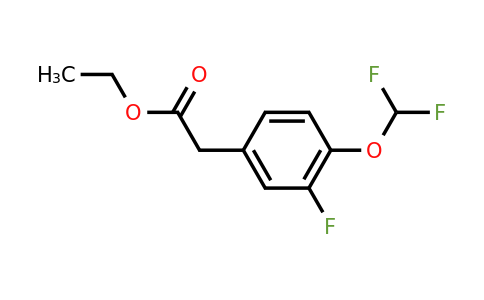 CAS 1261751-37-4 | ethyl 2-(4-(difluoromethoxy)-3-fluorophenyl)acetate