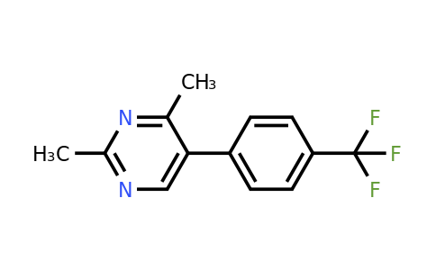 CAS 1261758-67-1 | 2,4-Dimethyl-5-(4-(trifluoromethyl)phenyl)pyrimidine
