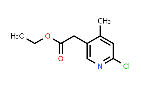 CAS 1261771-82-7 | 2-Chloro-4-methylpyridine-5-acetic acid ethyl ester