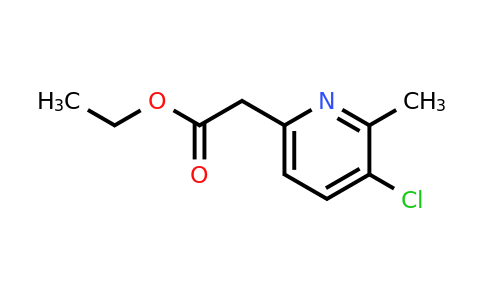 CAS 1261771-88-3 | 3-Chloro-2-methylpyridine-6-acetic acid ethyl ester