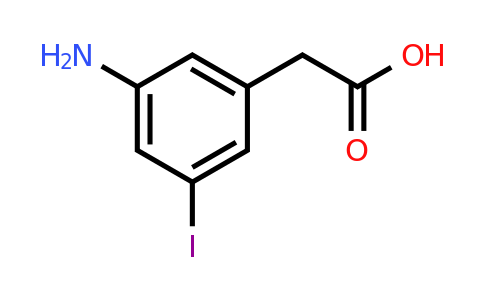 CAS 1261775-12-5 | (3-Amino-5-iodophenyl)acetic acid