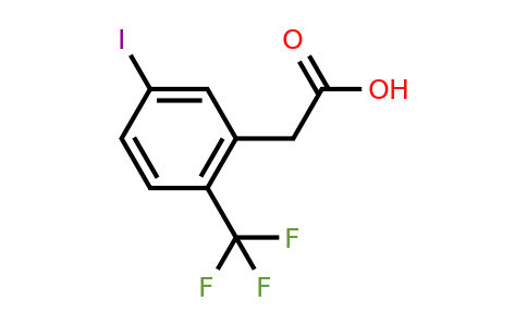 CAS 1261778-13-5 | 2-(5-iodo-2-(trifluoromethyl)phenyl)acetic acid