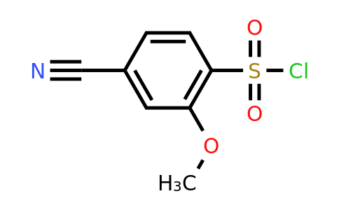 CAS 1261791-90-5 | 4-cyano-2-methoxybenzene-1-sulfonyl chloride