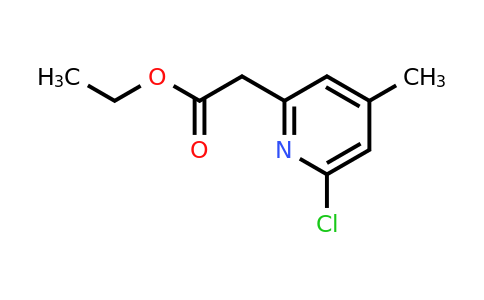 CAS 1261801-14-2 | 6-Chloro-4-methylpyridine-2-acetic acid ethyl ester