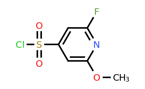 CAS 1261808-03-0 | 2-Fluoro-6-methoxypyridine-4-sulfonyl chloride