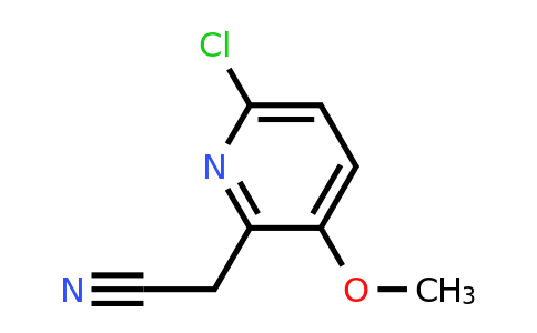 CAS 1261812-28-5 | 2-(6-chloro-3-methoxypyridin-2-yl)acetonitrile