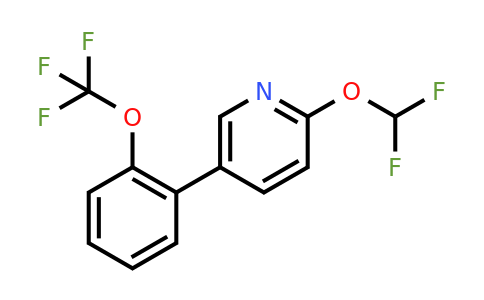 2-(Difluoromethoxy)-5-(2-(trifluoromethoxy)phenyl)pyridine