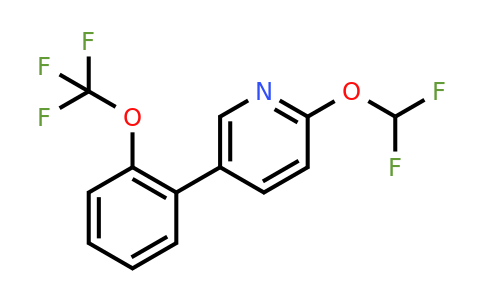 CAS 1261836-74-1 | 2-(Difluoromethoxy)-5-(2-(trifluoromethoxy)phenyl)pyridine