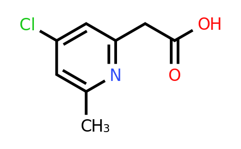 CAS 1261846-83-6 | (4-Chloro-6-methylpyridin-2-YL)acetic acid